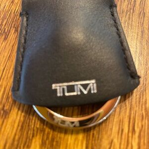 Tumi Leather Key Fob Hang Tag